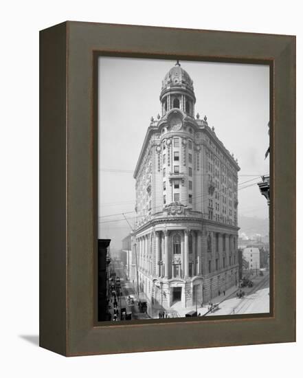 Wabash Station, Pittsburg, Pa.-null-Framed Stretched Canvas