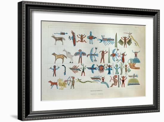 Wabeno Songs, from 'Information Respecting the History, Condition and Prospects of the Indian…-Seth Eastman-Framed Giclee Print