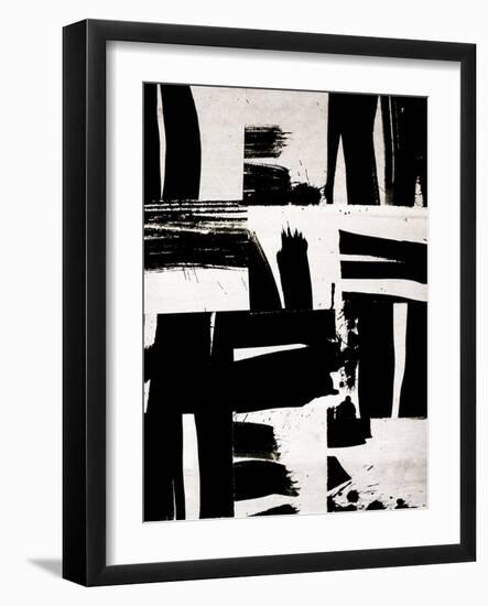 Wabi Sabi Black and White Abstract-Iris Lehnhardt-Framed Photographic Print