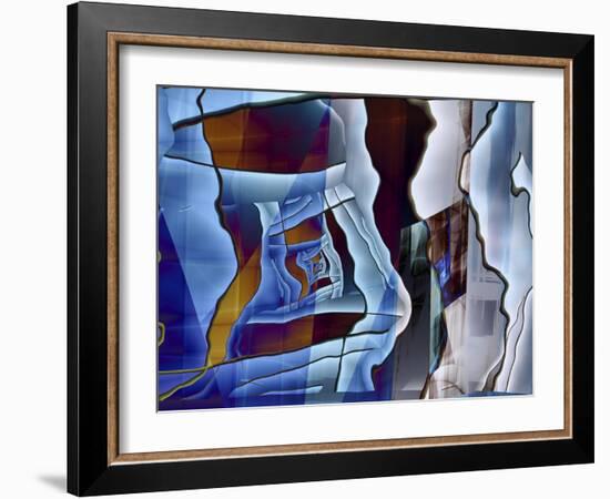 Wabi Sabi Heart-Fractalicious-Framed Giclee Print