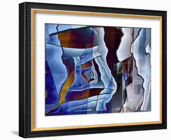 Wabi Sabi Heart-Fractalicious-Framed Giclee Print