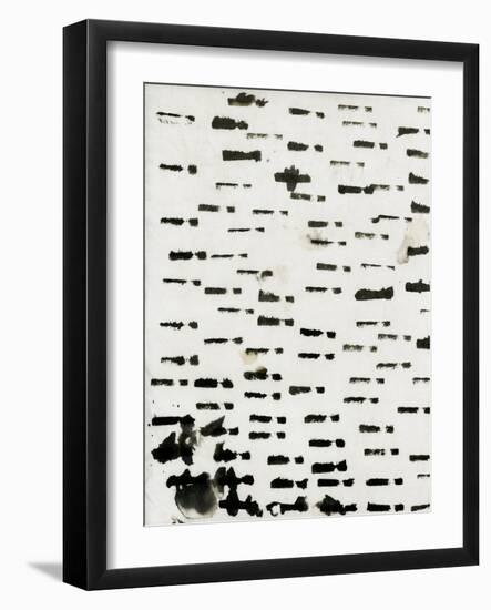 Wabi Sabi Lines Black and White Watercolour-Iris Lehnhardt-Framed Photographic Print