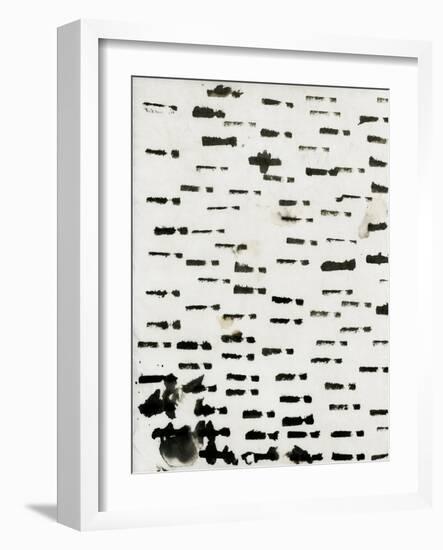 Wabi Sabi Lines Black and White Watercolour-Iris Lehnhardt-Framed Photographic Print