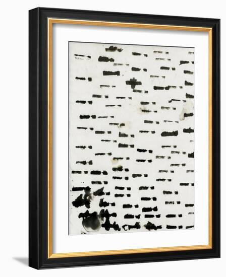 Wabi Sabi Lines Black and White Watercolour-Iris Lehnhardt-Framed Photographic Print