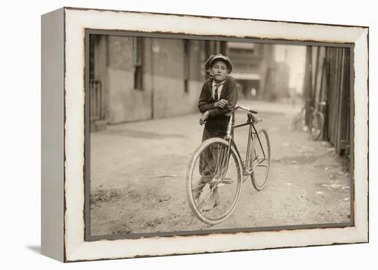 Waco: Messenger, 1913-Lewis Wickes Hine-Framed Premier Image Canvas