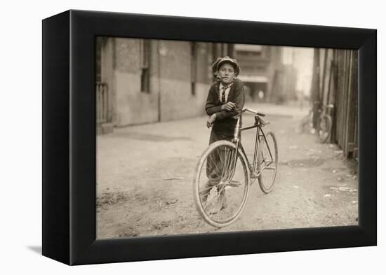 Waco: Messenger, 1913-Lewis Wickes Hine-Framed Premier Image Canvas