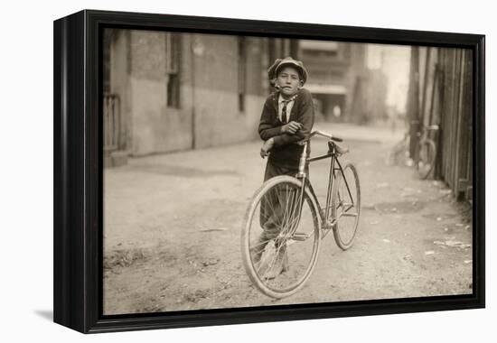 Waco: Messenger, 1913-Lewis Wickes Hine-Framed Premier Image Canvas