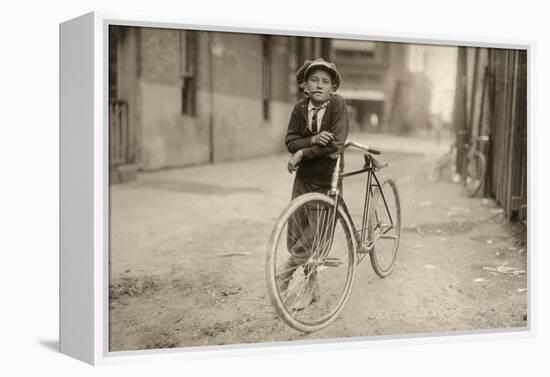 Waco: Messenger, 1913-Lewis Wickes Hine-Framed Premier Image Canvas