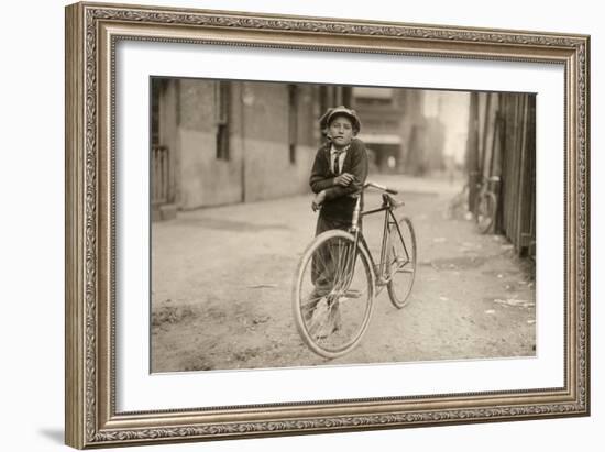 Waco: Messenger, 1913-Lewis Wickes Hine-Framed Giclee Print