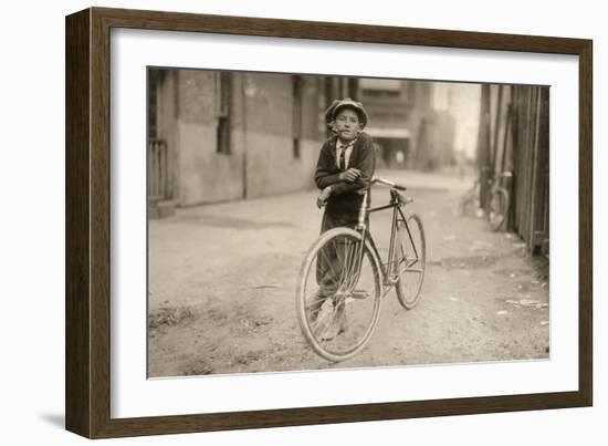 Waco: Messenger, 1913-Lewis Wickes Hine-Framed Giclee Print