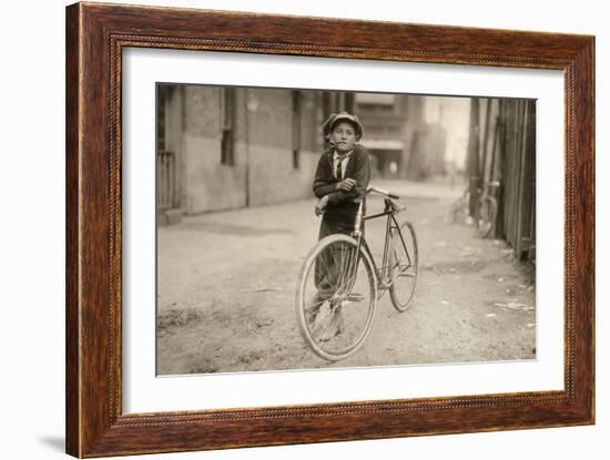 Waco: Messenger, 1913-Lewis Wickes Hine-Framed Giclee Print