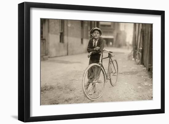 Waco: Messenger, 1913-Lewis Wickes Hine-Framed Giclee Print