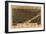 Waco, Texas - Panoramic Map-Lantern Press-Framed Art Print