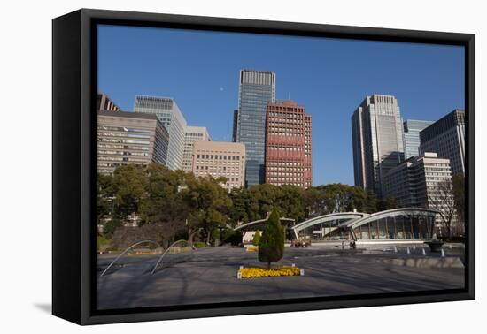 Wadakura Fountain Park, Tokyo, Japan, Asia-Martin Child-Framed Premier Image Canvas