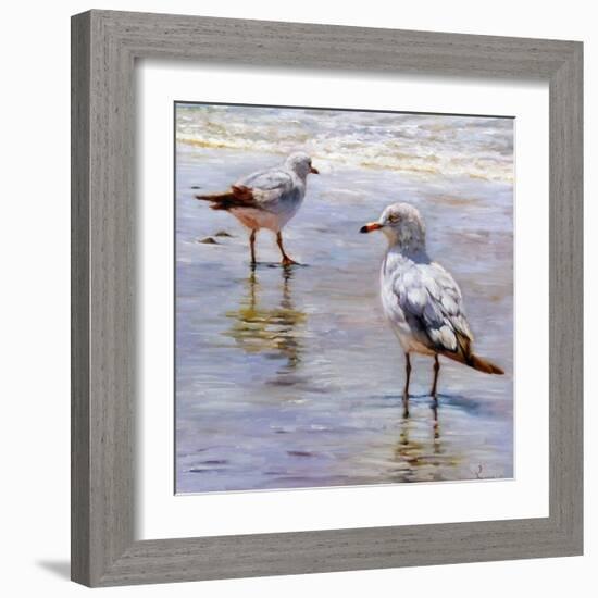 Waders-Lucia Heffernan-Framed Art Print