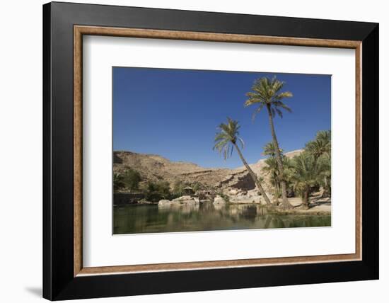 Wadi Bani Khalid, an Oasis in the Desert, Oman, Middle East-Angelo Cavalli-Framed Photographic Print