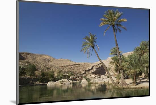 Wadi Bani Khalid, an Oasis in the Desert, Oman, Middle East-Angelo Cavalli-Mounted Photographic Print