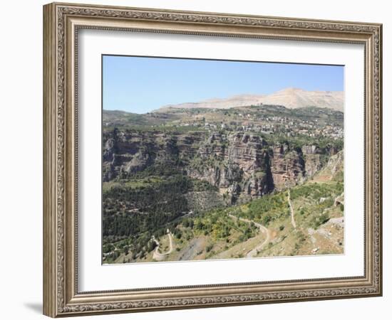 Wadi Qadisha, UNESCO World Heritage Site, Qadisha Valley, Lebanon, Middle East-Wendy Connett-Framed Photographic Print