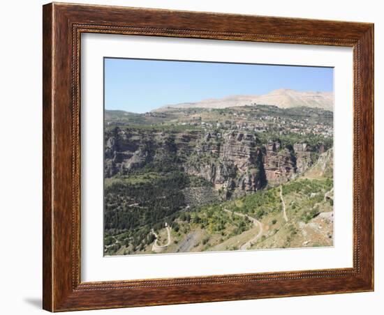 Wadi Qadisha, UNESCO World Heritage Site, Qadisha Valley, Lebanon, Middle East-Wendy Connett-Framed Photographic Print