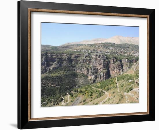 Wadi Qadisha, UNESCO World Heritage Site, Qadisha Valley, Lebanon, Middle East-Wendy Connett-Framed Photographic Print