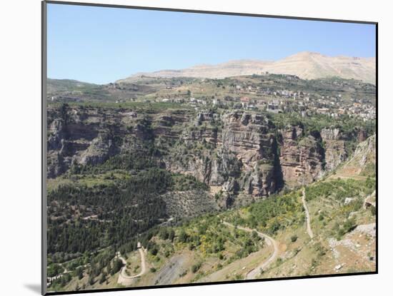 Wadi Qadisha, UNESCO World Heritage Site, Qadisha Valley, Lebanon, Middle East-Wendy Connett-Mounted Photographic Print