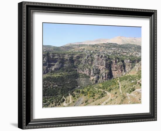 Wadi Qadisha, UNESCO World Heritage Site, Qadisha Valley, Lebanon, Middle East-Wendy Connett-Framed Photographic Print