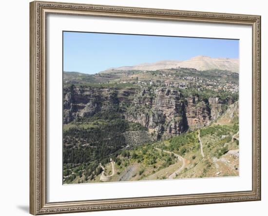 Wadi Qadisha, UNESCO World Heritage Site, Qadisha Valley, Lebanon, Middle East-Wendy Connett-Framed Photographic Print