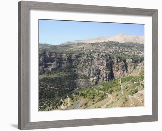 Wadi Qadisha, UNESCO World Heritage Site, Qadisha Valley, Lebanon, Middle East-Wendy Connett-Framed Photographic Print