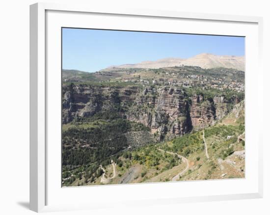 Wadi Qadisha, UNESCO World Heritage Site, Qadisha Valley, Lebanon, Middle East-Wendy Connett-Framed Photographic Print