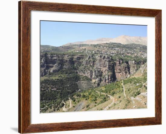 Wadi Qadisha, UNESCO World Heritage Site, Qadisha Valley, Lebanon, Middle East-Wendy Connett-Framed Photographic Print