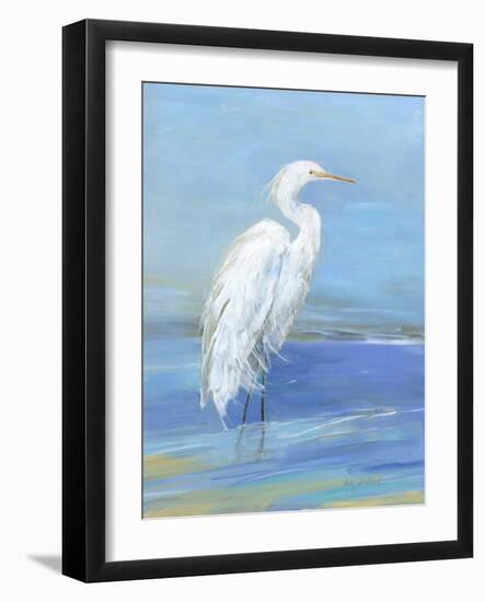 Wading Egret I-Sally Swatland-Framed Art Print