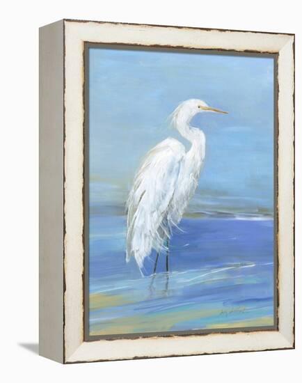 Wading Egret I-Sally Swatland-Framed Stretched Canvas