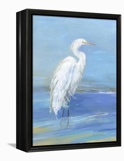 Wading Egret I-Sally Swatland-Framed Stretched Canvas