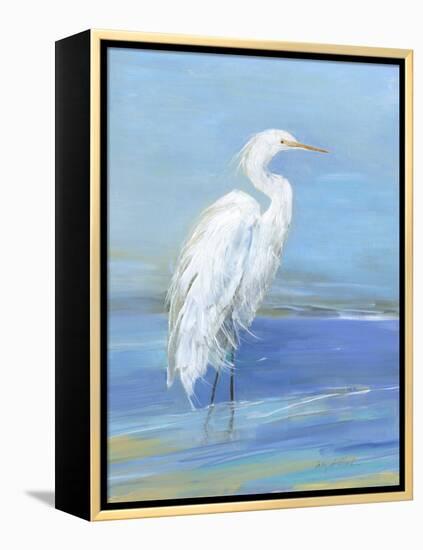 Wading Egret I-Sally Swatland-Framed Stretched Canvas