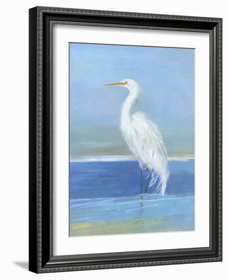 Wading Egret II-Sally Swatland-Framed Art Print