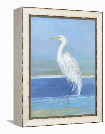 Wading Egret II-Sally Swatland-Framed Stretched Canvas