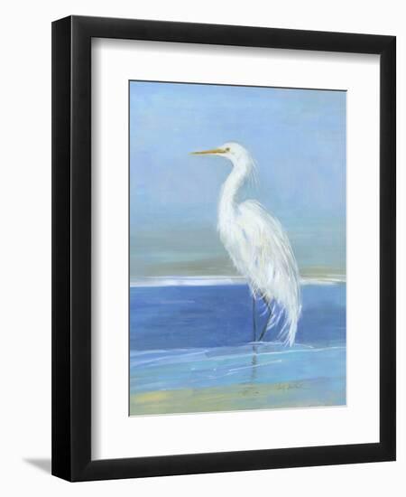 Wading Egret II-Sally Swatland-Framed Premium Giclee Print