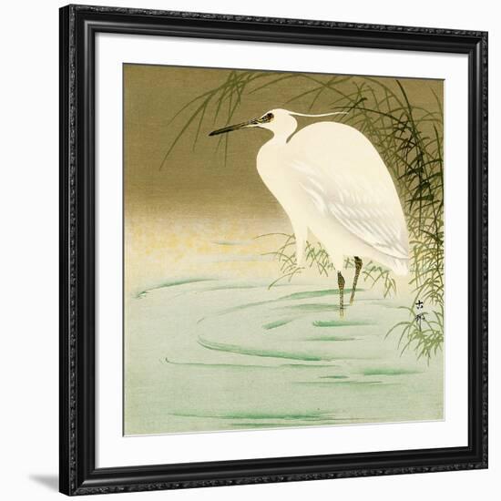 Wading Egret-Koson Ohara-Framed Giclee Print