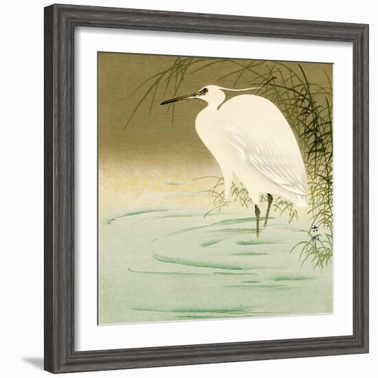 Wading Egret-Koson Ohara-Framed Giclee Print