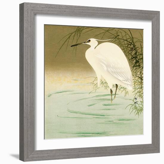 Wading Egret-Koson Ohara-Framed Giclee Print