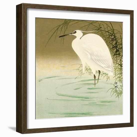 Wading Egret-Koson Ohara-Framed Giclee Print
