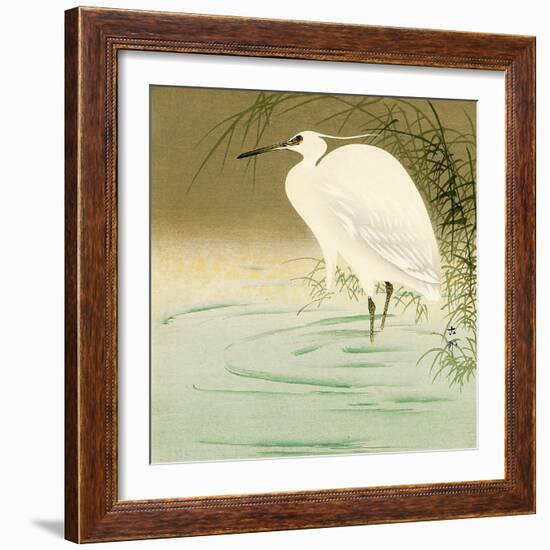 Wading Egret-Koson Ohara-Framed Giclee Print