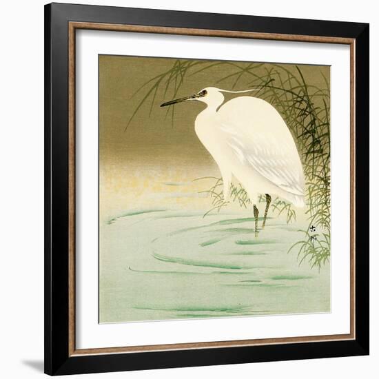 Wading Egret-Koson Ohara-Framed Giclee Print