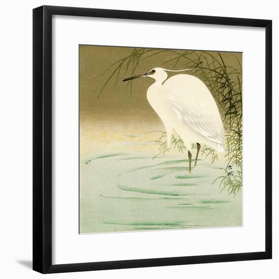 Wading Egret-Koson Ohara-Framed Giclee Print