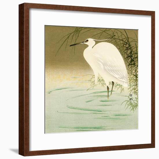 Wading Egret-Koson Ohara-Framed Giclee Print