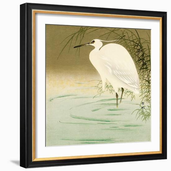 Wading Egret-Koson Ohara-Framed Giclee Print