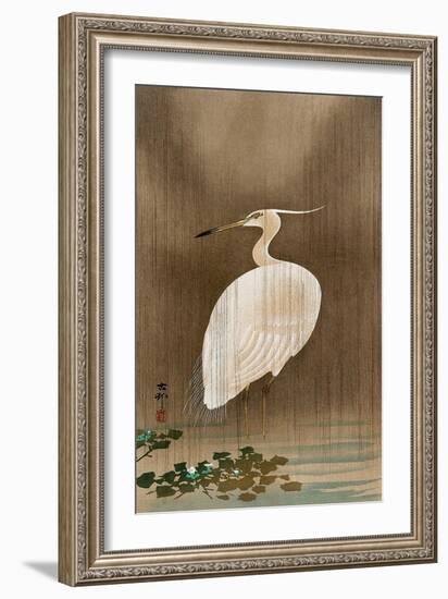 Wading Egret-Koson Ohara-Framed Giclee Print