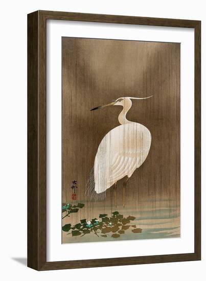 Wading Egret-Koson Ohara-Framed Giclee Print