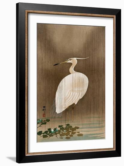 Wading Egret-Koson Ohara-Framed Giclee Print