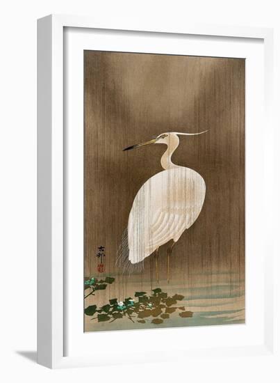 Wading Egret-Koson Ohara-Framed Giclee Print